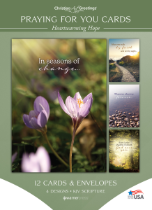 Praying for You Cards – Heartwarming Hope – 12 Cards with KJV Scripture – Assorted Greeting Cards