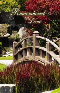 Special - Funeral - Remembered in Love - Standard Size Bulletin
