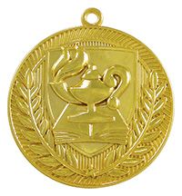 *Lamp Medal - bright gold finish