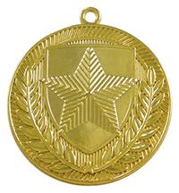 *Star Medal - Rich Gold Finish