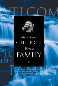 Welcome Folder - More than a Church - We're Family