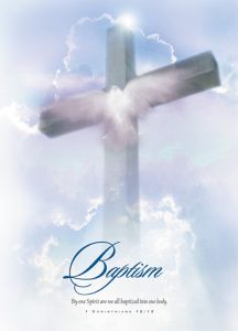 Baptism Certificate - 5x7 folded, Premium, Full Color