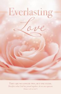 Wedding - Everlasting Love, Mark 10:8-9 (NIV) - Pkg 100 - Standard Bulletin
