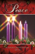 Advent - Peace - Bulletin - Multiple SIzes