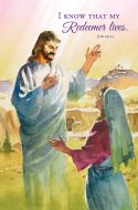 Easter - My Redeemer Lives - Bulletin - Multiple Sizes