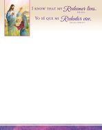 Easter - My Redeemer Lives - Bilingual Letterhead