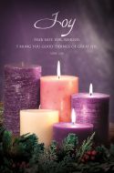 Advent Week 3 - Joy, Luke 2:10 (KJV) - Pkg 100 - Multiple Sizes