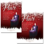 Advent - Peace - This man shall be the peace - Pkg 100 - Micah 5:5 - Bulletin - Multiple Sizes