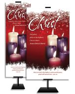 Advent - Christ - Glory to God in the highest - Luke 2:14 - Banner