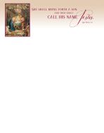 Christmas - Nativity - She shall bring forth a son - Matthew 1:21 - Pkg 100 - Letterhead