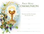 (pkg 25) Certificates | First Holy Communion