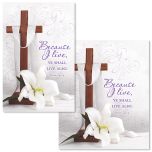 Easter-Because I Live, John 14:19 (KJV)-Pkg 100 - Bulletin - Multiple Sizes