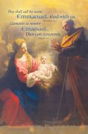 Bulletin | Christmas | Bilingual | They shall call his name