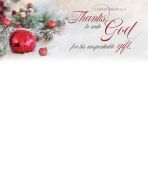 Christmas – Thanks Be Unto God – 2 Cor 9:15 – Pkg 100 – Letterhead