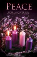 Advent - Peace - John 14:27 (KJV) - Pkg 100 - Standard Bulletin
