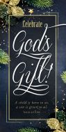 Christmas - Celebrate God's Gift - Isaiah 9:6 (CEB) - Pkg 100 - Offering Envelopes