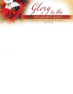 Christmas – Glory to the Newborn King – Luke 1:35 (CEB) - Pkg 100 – Letterhead